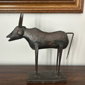 Rustic Metal Steer